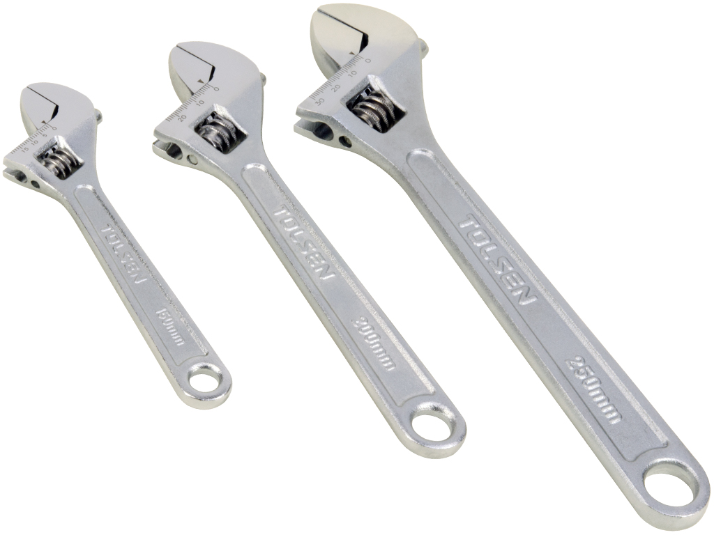 Adjustable Wrench Sizes